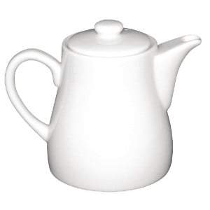 Weiße Teekannen Whiteware 480ml - Olympia - Fourniresto