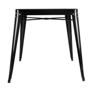 Bistro vierkante stalen tafel - L 668 x D 668 mm - Bolero