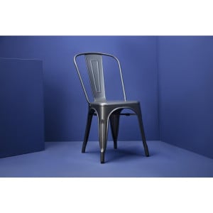 Stoelen van Metaal Grijs - Set van 4 - Bolero