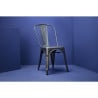 Stoelen in Metallic Grijs Staal - Set van 4 - Bolero