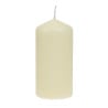 Tall Ivory Cylinder Candles 120mm - Pack of 12 Bolsius