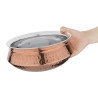 Copper Handi Dish Ø 200 mm Olympia - Double-walled thermal insulation