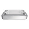 Deep Roasting Dish in Aluminum 470mm - Vogue | Capacity 16L