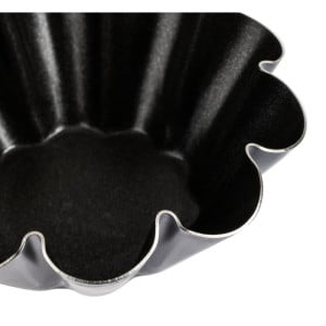 Antikleef Mini Briochevormen 75 mm - Set van 12, Matfer Bourgeat
