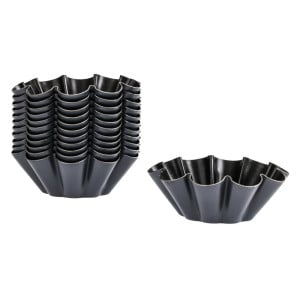 Antikleef Mini Briochevormen 75 mm - Set van 12, Matfer Bourgeat