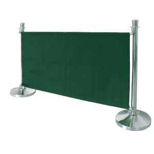 Green Bolero Canvas Barrier - Quality Polyester