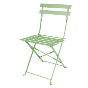 Opvouwbare Stalen Stoelen Lichtgroen - Comfort en Duurzaamheid