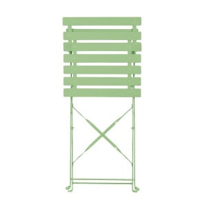Opvouwbare Stalen Stoelen Lichtgroen - Comfort en Duurzaamheid