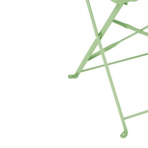 Opvouwbare Stalen Stoelen Lichtgroen - Comfort en Duurzaamheid