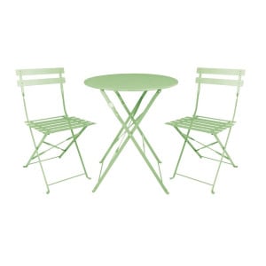 Opvouwbare Stalen Stoelen Lichtgroen - Comfort en Duurzaamheid
