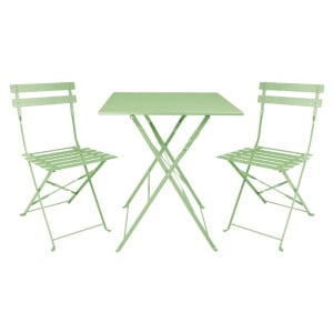 Opvouwbare Stalen Stoelen Lichtgroen - Comfort en Duurzaamheid