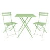 Opvouwbare Stalen Stoelen Lichtgroen - Comfort en Duurzaamheid
