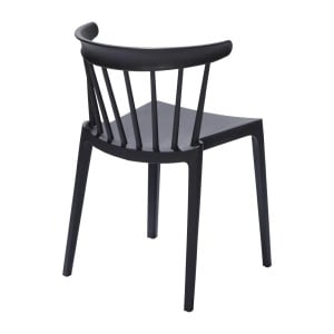 Polypropyleen Stoelen Antraciet - Set van 4: Elegant design en duurzaam comfort