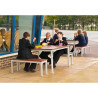 Banc Exterieur Imitatie Notenhout 1050 mm Gopak CK814