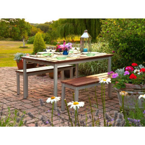 Banc Exterieur Imitation Holz von Nussbaum 1050 mm Gopak CK814