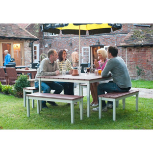 Banc Exterieur Imitatie Notenhout 1050 mm Gopak CK814