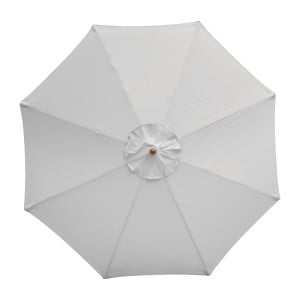 Parasol Rond Grijs 3m Bolero - Elegantie en UV-bescherming