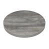 Ronde Tafelblad Melamine Grijs 600 mm - Bolero, duurzaam en elegant