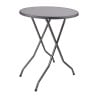 Round folding high table 85cm design and sturdy