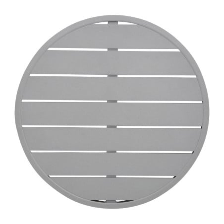 Ronde Tafelblad Aluminium Lichtgrijs 580mm Bolero - Moderne Stijl