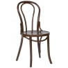 Bistrostoelen Gebogen Hout Noten Afwerking. Charme en Comfort voor Uw Restaurant.
