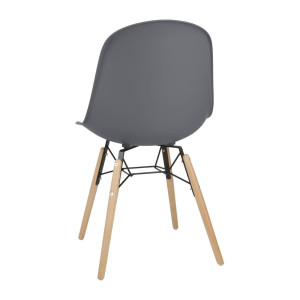 Donkergrijze Arlo Stoel - Set van 2 Bolero: Comfort, robuustheid en elegantie