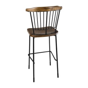 Black Bolero High Stools - Set of 2 | Comfort and Elegance