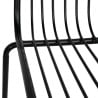 Stoelen van stalen draden Bolero - Moderne industriële stijl