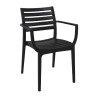 Schwarze Sessel Artemis Siesta - Modernes Design und Haltbarkeit