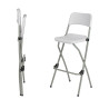 Bolero High Folding Stools - Set of 2 in sturdy steel