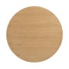 Round Natural Ash Table Top 600 mm - Bolero Quality