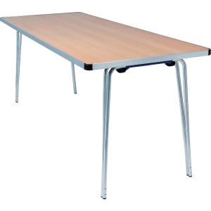 Opvouwbare Tafel Beuken Effect Omtrek 1830mm - Praktisch en Robuust