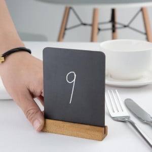 Table Mini Chalkboards 100 x 80mm - Set of 4 Olympia Keywords: Elegant, Professional Kitchen