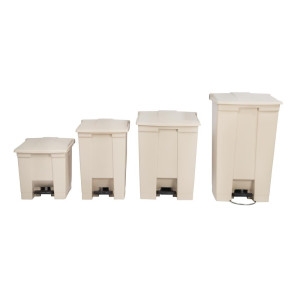 Beige Pedaalemmer 87L Rubbermaid Step-On: Duurzaamheid en Hygiëne