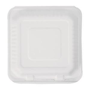 Composteerbare bagasse dozen 223mm - Set van 200, milieuvriendelijk