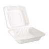 Scharnierende composteerbare Bagasse-dozen 236mm - Set van 200