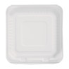 Scharnierende composteerbare Bagasse-dozen 236mm - Set van 200