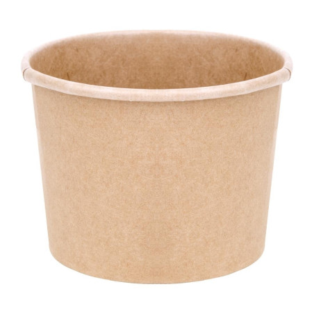 Pots à Soupe 340 ml 98 mm - Lot de 500 en Carton Kraft