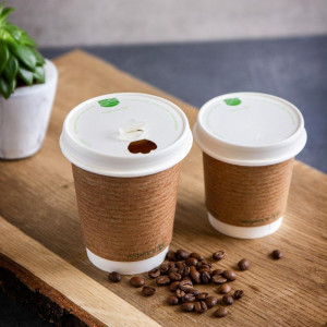 Vegware Series 89 hot cup lids - Pack of 1000