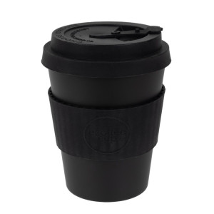 Reusable Black Bamboo Cup 340ml: practical and ecological