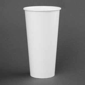 Bekers voor koude dranken van papier 625 ml 90 mm - Set van 1000 recyclebare, elegante & praktische bekers