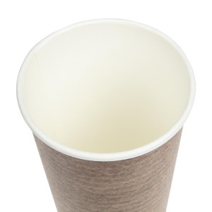 Bekers voor warme dranken Dubbelwandig Composteerbaar 455 ml - Set van 500 door Vegware