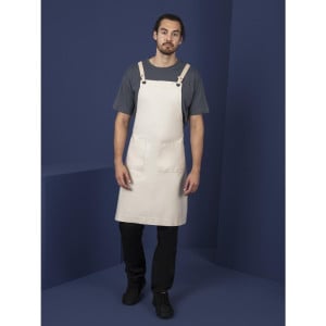 Grijs Katoenen Schort Bavette Southside - Professionele Keuken