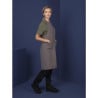 Apron Bib in Washed Grey Cotton: Comfort and Culinary Style