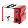 Rote Rowlett Rutland 2-Schlitz-Toaster - SCHNELL & KOMPAKT!