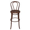 High Bistro Stool Bent Wood Walnut Exceptional Quality