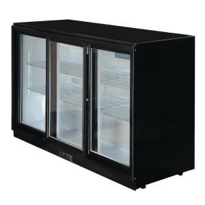 Refrigerated Back Bar with 3 Sliding Glass Doors 330 L - Polar - Performance and Reliability