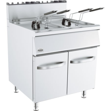 Gas Fryer on Stand - Series 700 - 2 x 15 L - CombiSteel