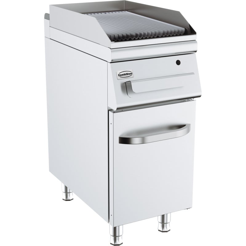 Gas Griddle with Grooved Plate - 400 x 700 mm - CombiSteel Gas Griddle with Grooved Plate - 400 x 700 mm - CombiSteel