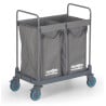 Wasmand op wielen - 2 x 125 L - CombiSteel